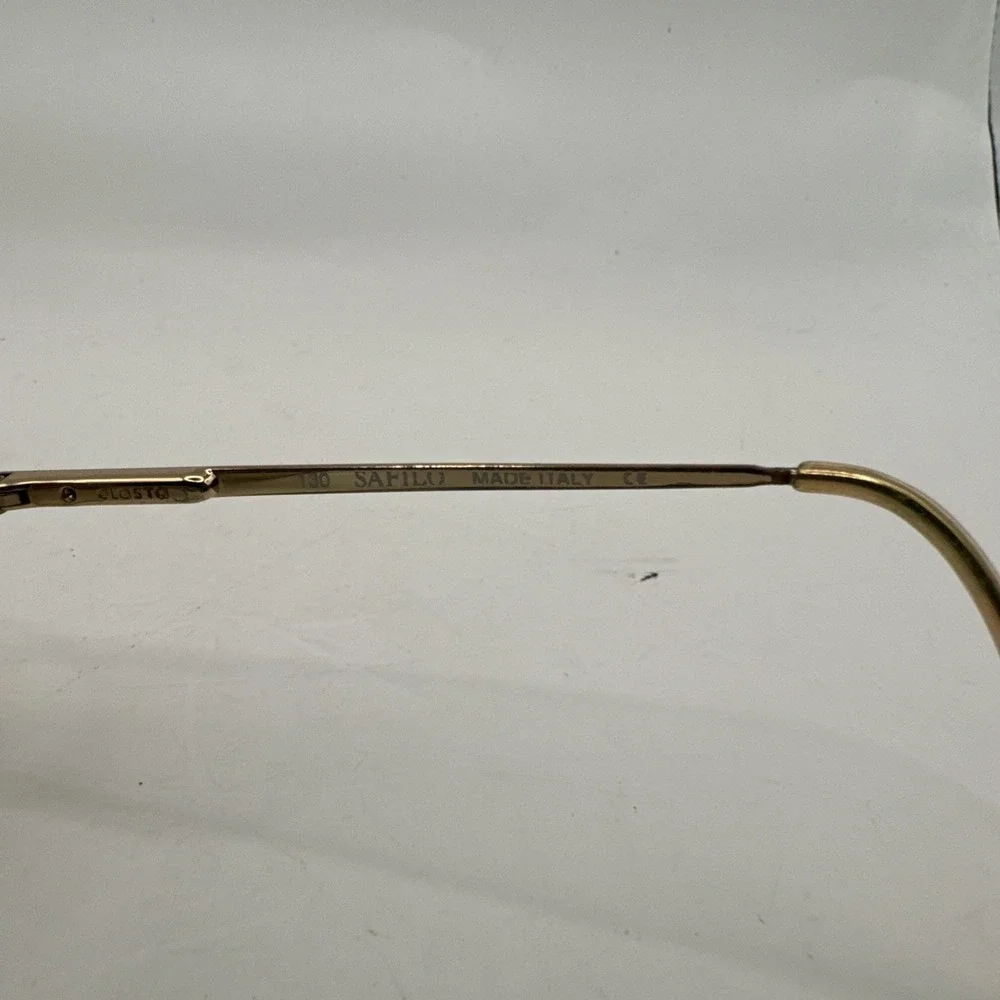Vintage Safilo Lady Eyeglass Frames Elasta 5646 Golden Girls Made In Italy VTG
